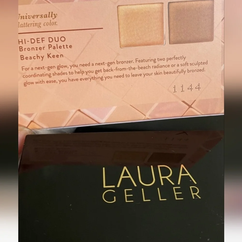 🌺SALE Laura Geller Beachy Keen Hi Def Duo Bronzer Palette Face Bronzer P